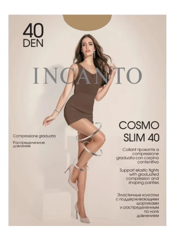 INCANTO колготки женские cosmo slim 40 мелон р.4